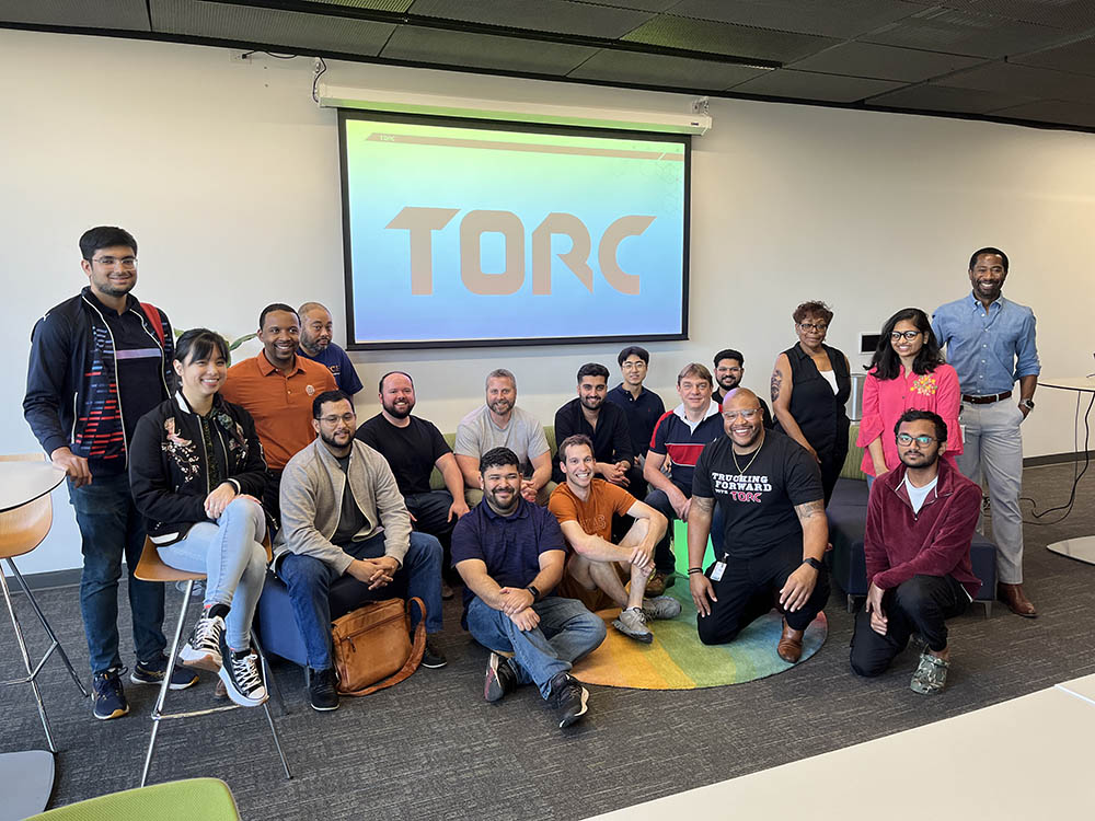 TxEEE students recently participated in a recruitment luncheon hosted by Torc Robotics