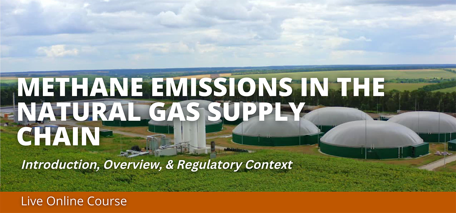 methane emissions in the natural gas supply chain
