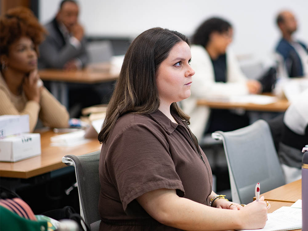 TxEEE Engineering Management students participate in orientation before their cohort begins.