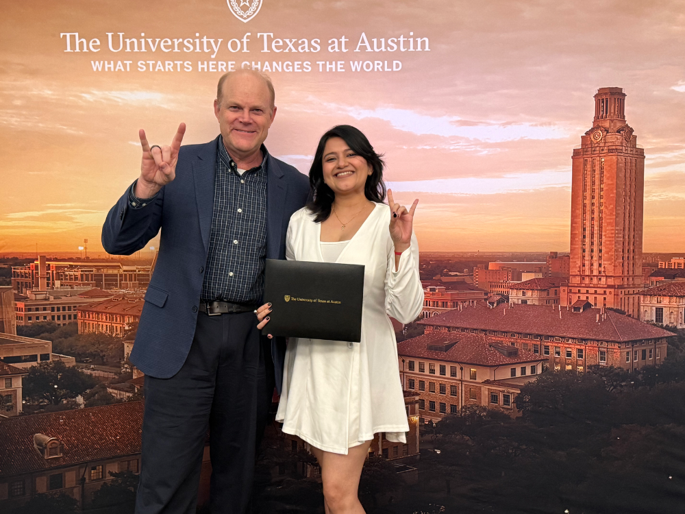 Eric Bickel at our 2025 Spring Graduation Reception
